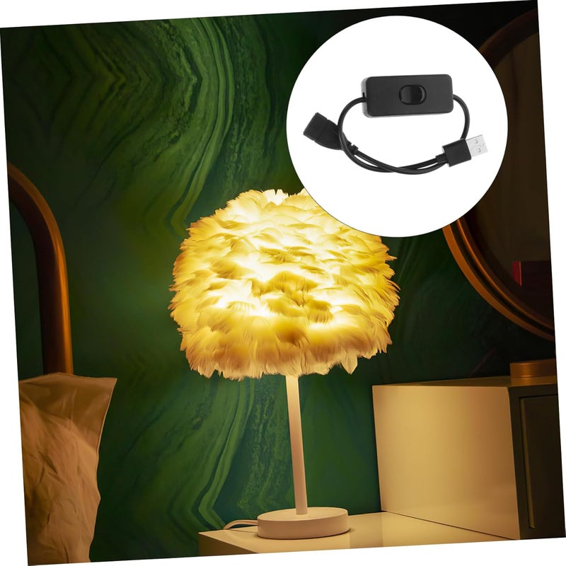 POPETPOP USB Switch Extension Cord 4Pcs with Off Function for Desk Lamps Appliances - Image 4